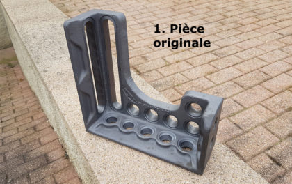 Numérisation d’une pièce mécanique