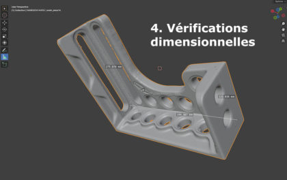 Numérisation d’une pièce mécanique