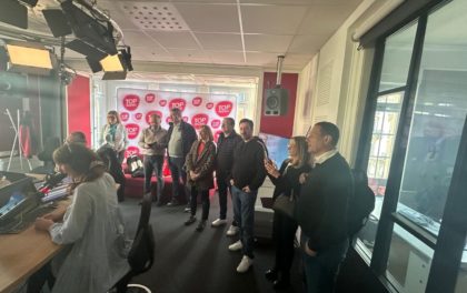 Visite de la radio TOP MUSIC