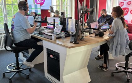 Visite de la radio TOP MUSIC